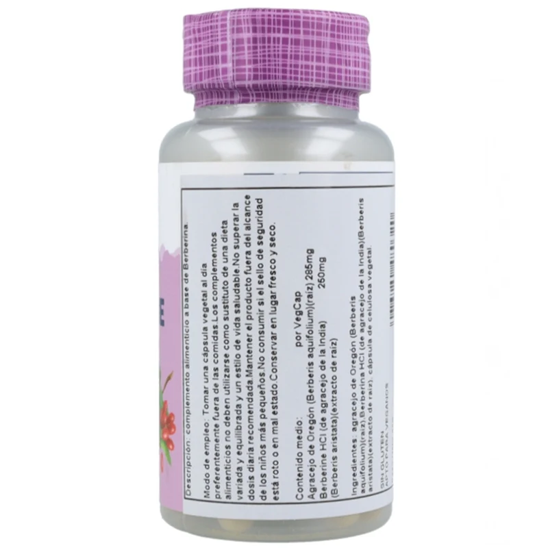 Berberine 60 Capsulas | Solaray