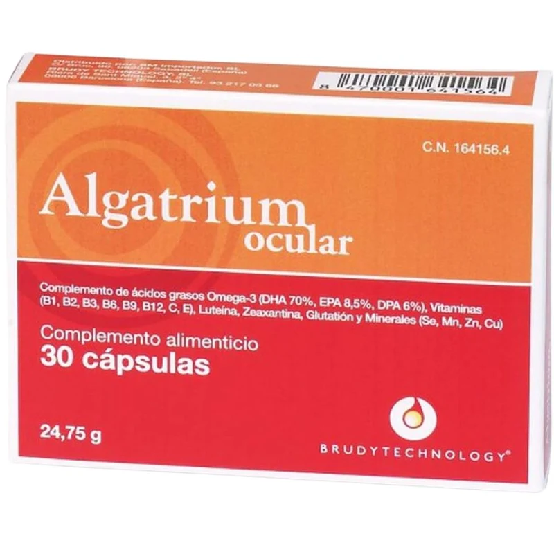 Algatrium Ocular (280 Mg Dha) 30 Perlas | Solaray