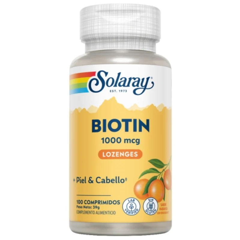 Biotin 100 Comprimidos | Solaray