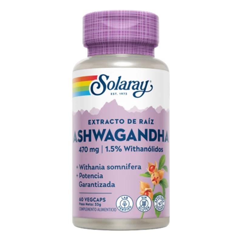 Ashwagandha 60 Capsulas | Solaray