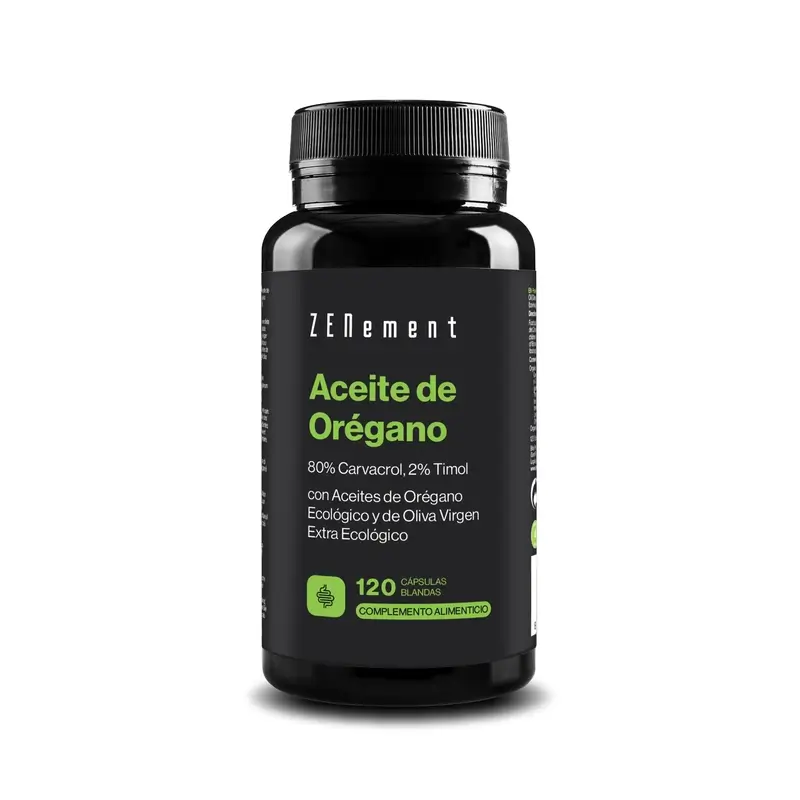 Zenement Aceite De Orégano, 120 cápsulas blandas
