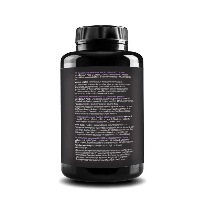 Zenement Nac & L-Glutatión Liposomal, 120 cápsulas veganas