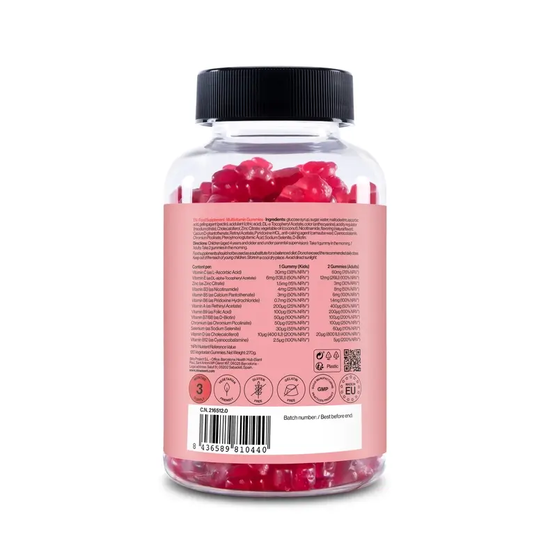 Zenement Multivitaminas Gummies, 120 gominolas vegetarianas