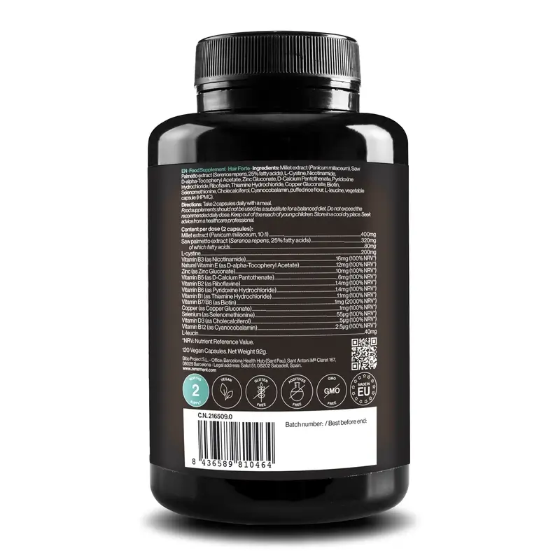 Zenement Hair Forte, 120 cápsulas vegetarianas