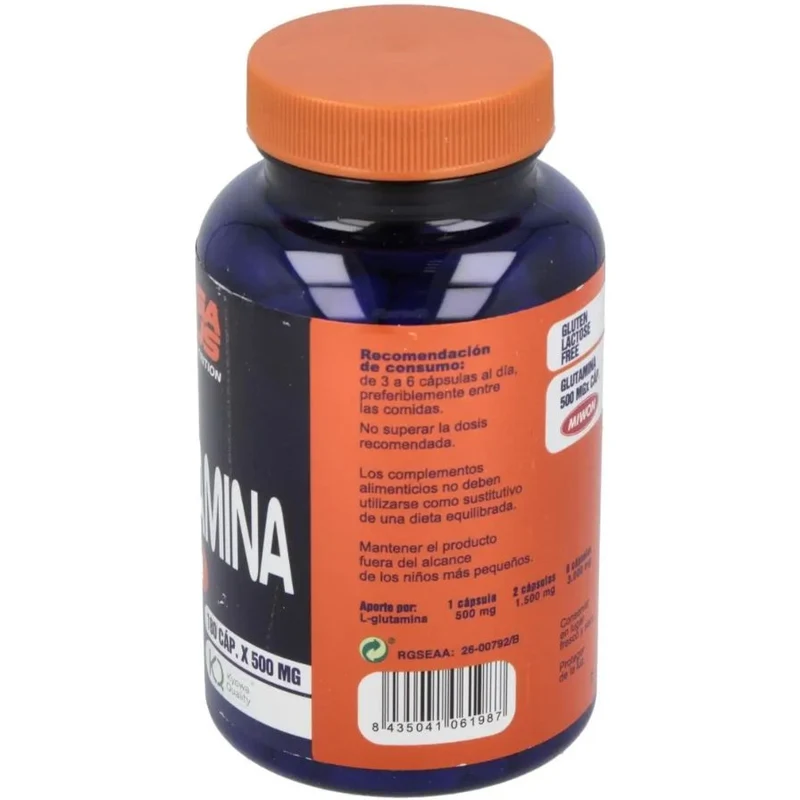 Glutamina 180 Capsulas | Mega Plus