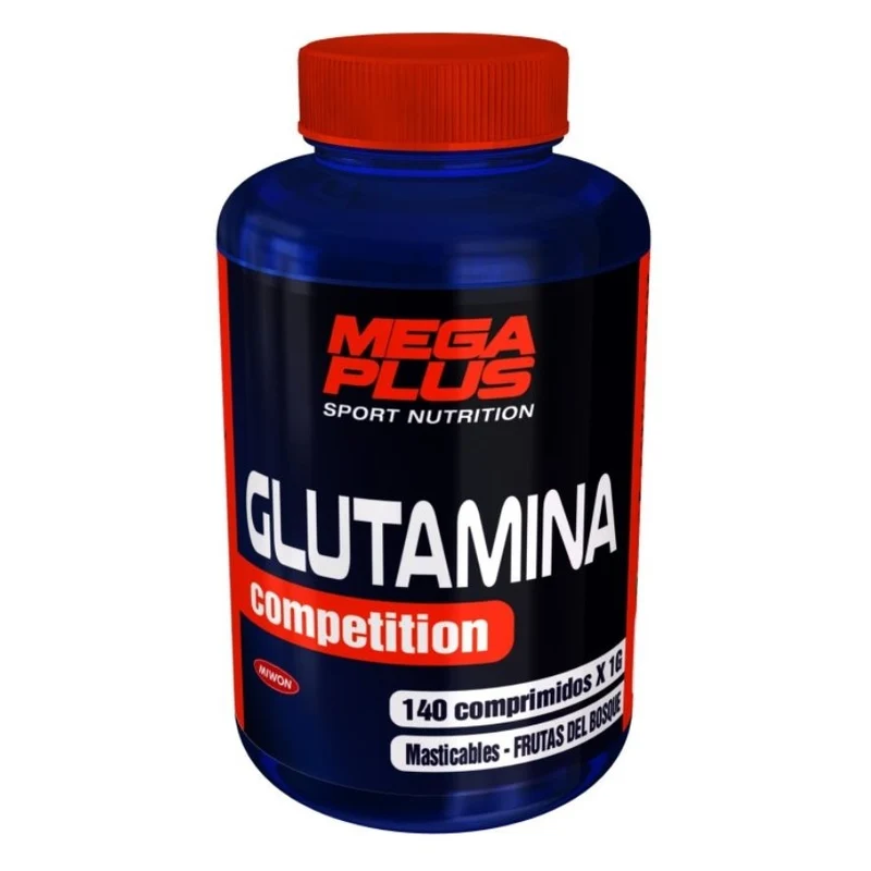 Glutamina Masticable 140 Comprimidos | Mega Plus
