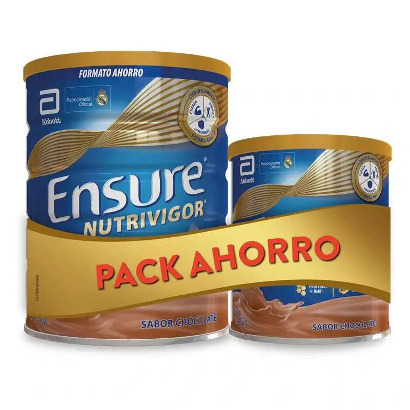 Ensure Pack Ahorro Chocolate 850G + 400Gr , 1250 gramos