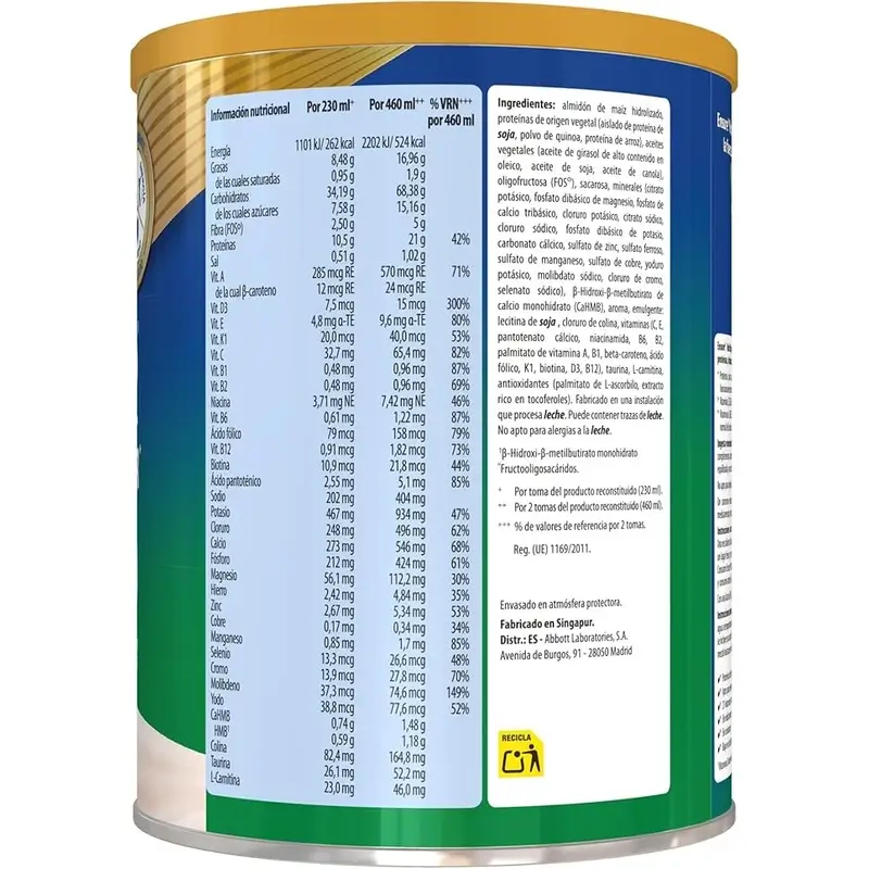 Ensure Pack Ahorro Origen Vegetal 850G + 400Gr , 1250 gramos