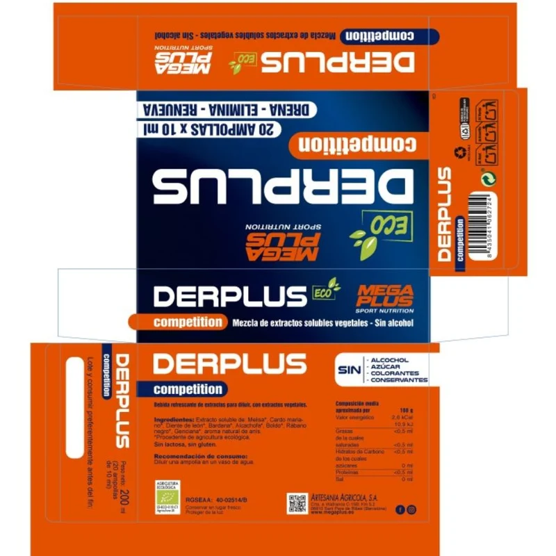 Derplus 20 Viales | Mega Plus