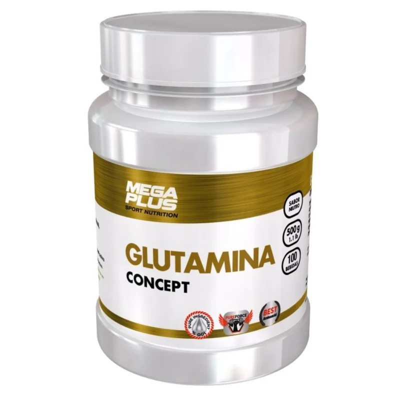 Glutamina Concept 500 Gr | Mega Plus
