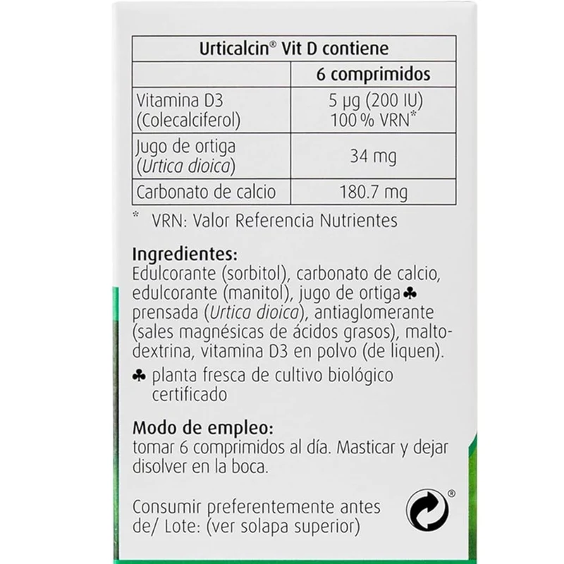 Urticalcin 600 Comprimidos | A Vogel
