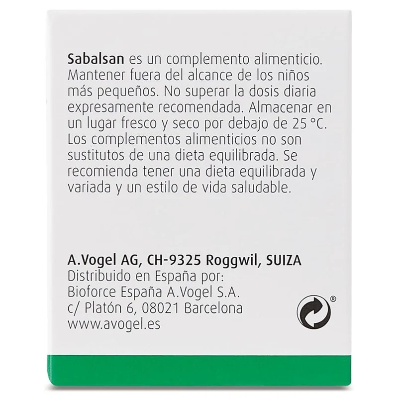 Sabalsan 30 Capsulas | A Vogel