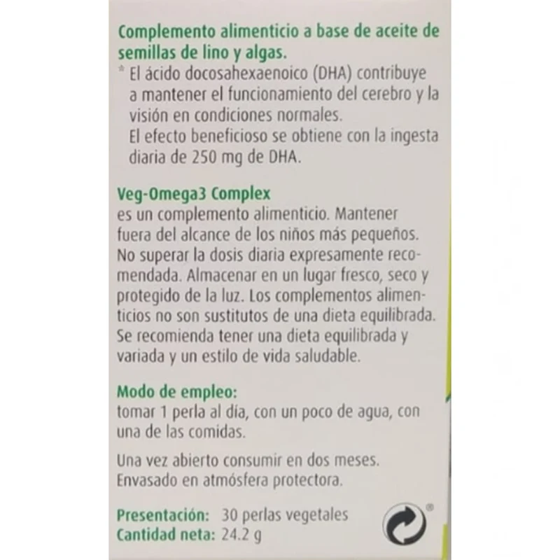 Veg-Omega 3 Complex 30 Capsulas | A Vogel