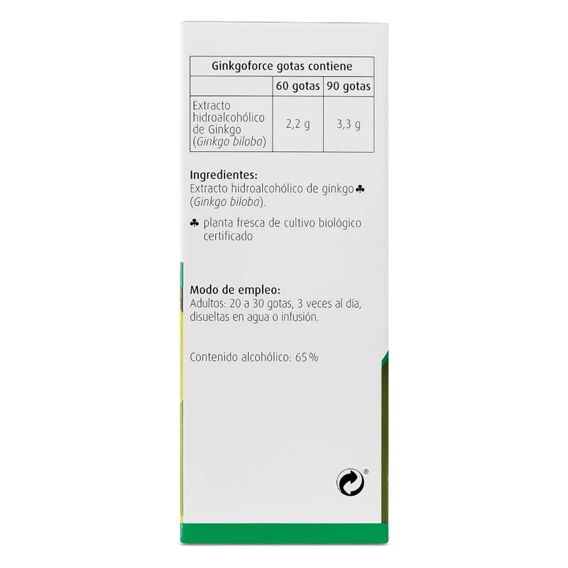 Ginkgoforce Gotas 100 ml | A Vogel