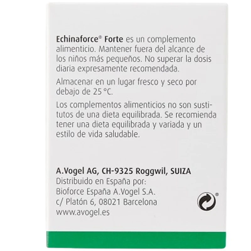 Echinaforce Forte 30 Comprimidos | A Vogel