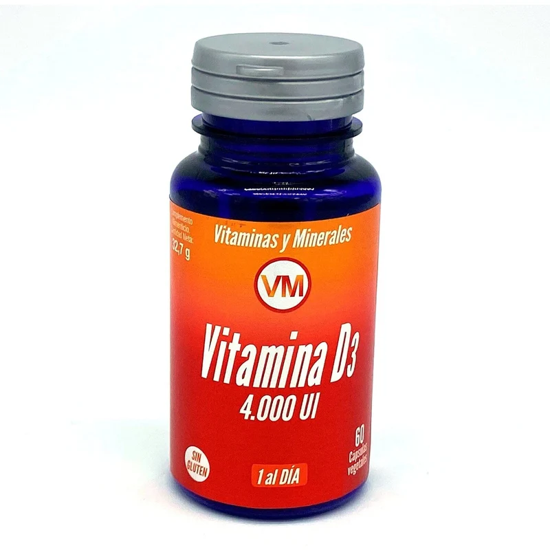 Vitamina D3. 4000 Ui 60 cápsulas | Ynsadiet