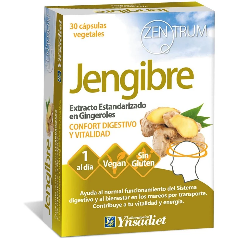 Jengibre Zentrum 30 cápsulas | Ynsadiet