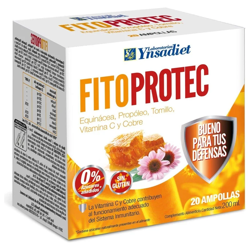Fitoprotec 20 ampollas | Ynsadiet