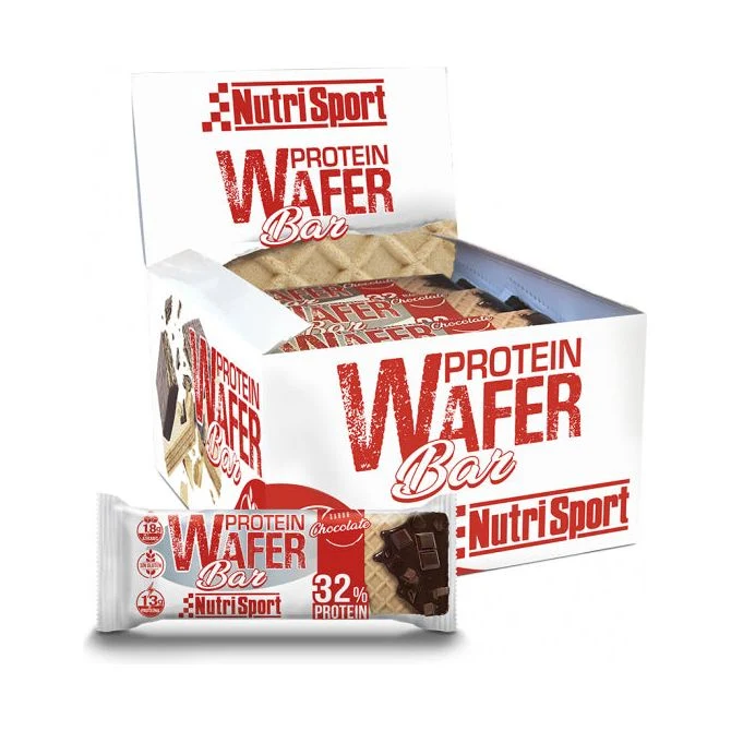 Wafer Bar Chocolate 15 Barritas | Nutrisport