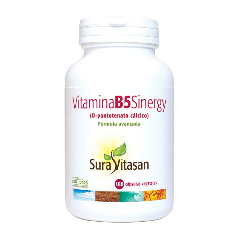 Vitamina B5 Sinergy 180 Cápsulas | Sura Vitasan
