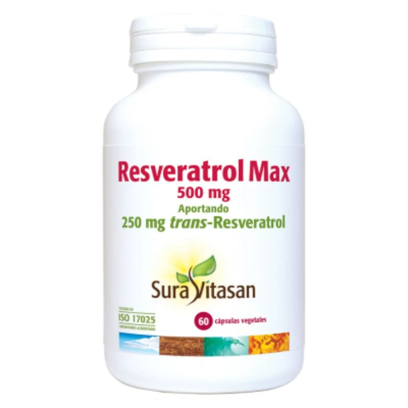 Resveratrol Max 60 Cápsulas | Sura Vitasan