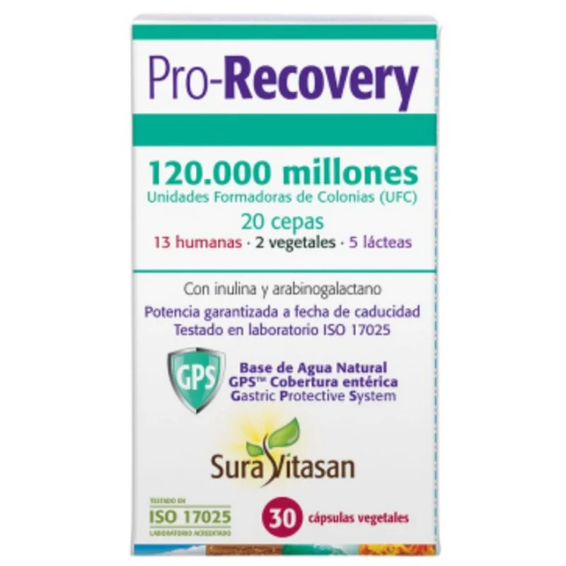 Pro-Recovery 30 Cápsulas | Sura Vitasan