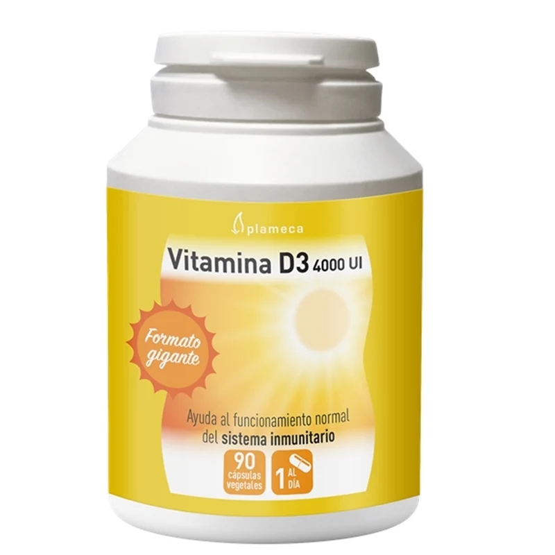Vitamina D3 4000 Ui 90 Cápsulas | Plameca