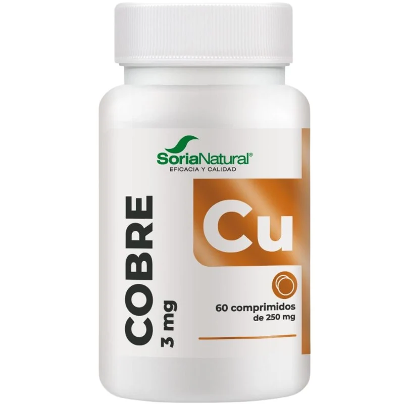 Cobre Retard 60 Comprimidos | Soria Natural