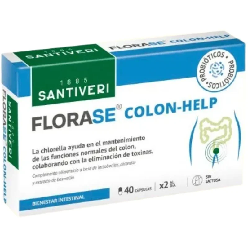 Florase Colon Help 40 Capsulas | Santiveri