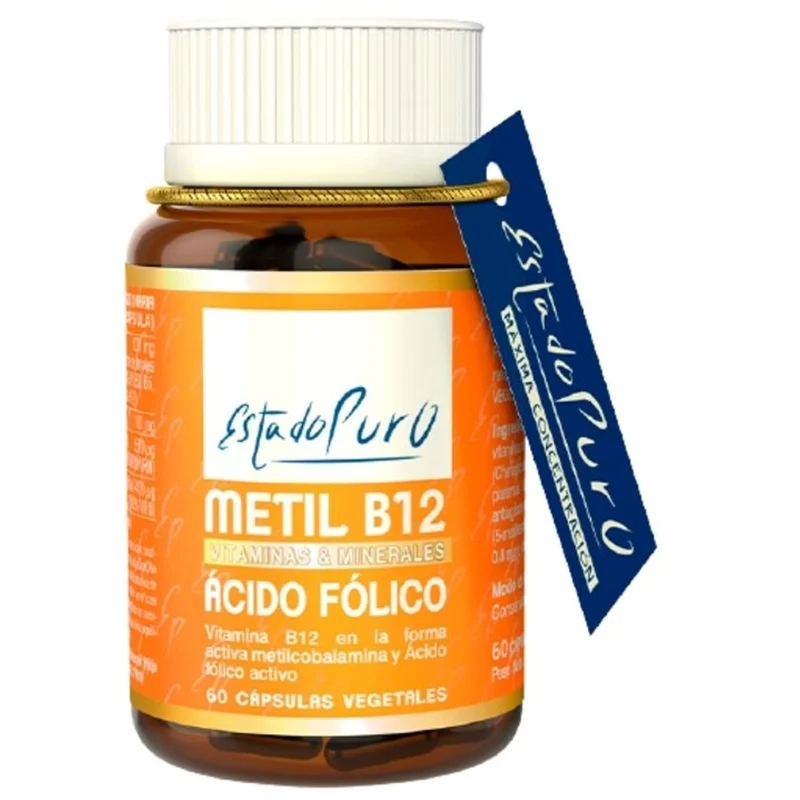 Estado Puro Metil B12 Acido Folico 60 Capsulas | Tongil