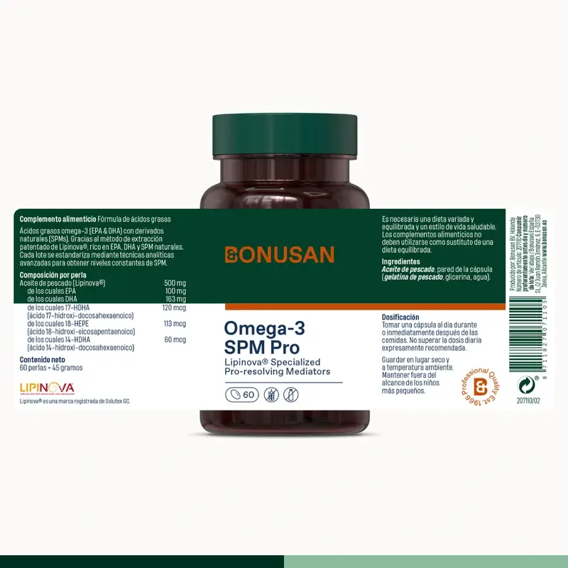 Bonusan Omega-3 Spm Pro, 60 perlas