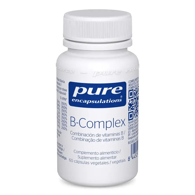 Pure Encapsulations B-Complex, 60 Cápsulas Vegetales