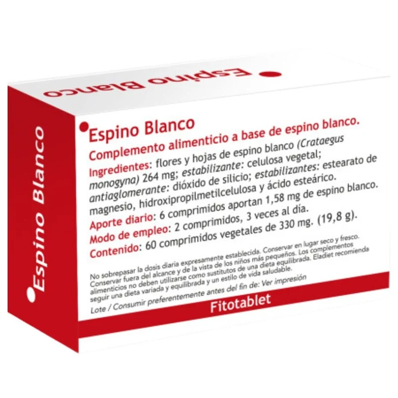 Espino Blanco Fitotablet 60 Comprimidos | Eladiet