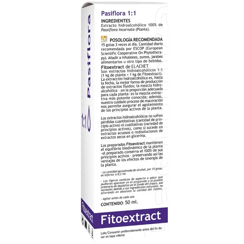 Pasiflora Fitoextract 50 ml | Eladiet