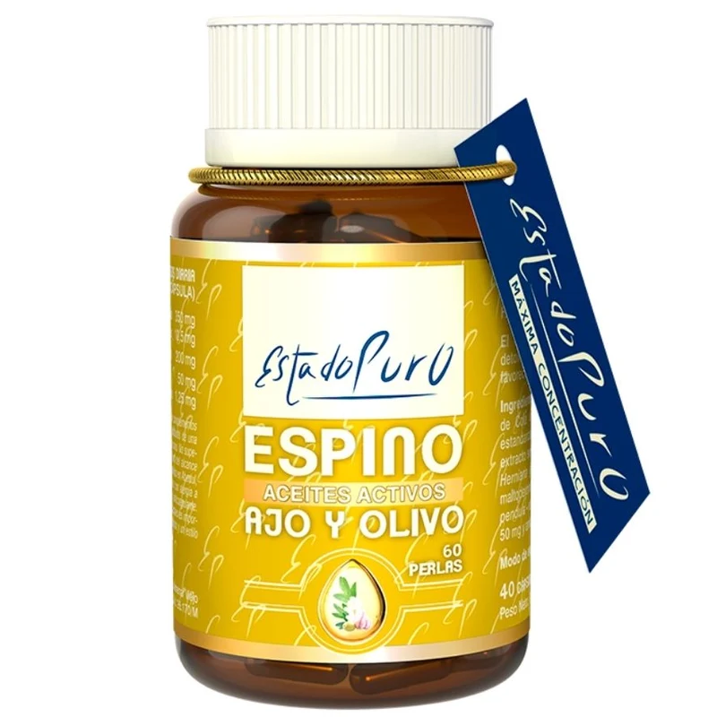 Estado Puro Espino Ajo y Olivo 60 perlas | Tongil