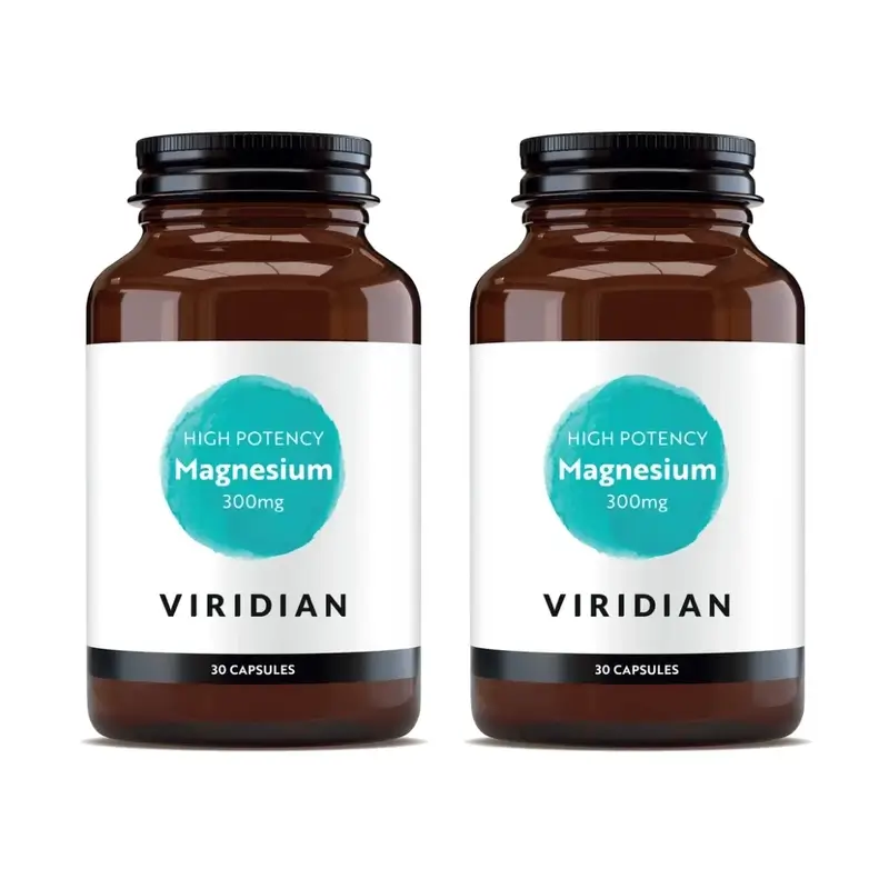 Viridian Magnesio Alta Potencia 300Mg, 2X30Cap.Veg.