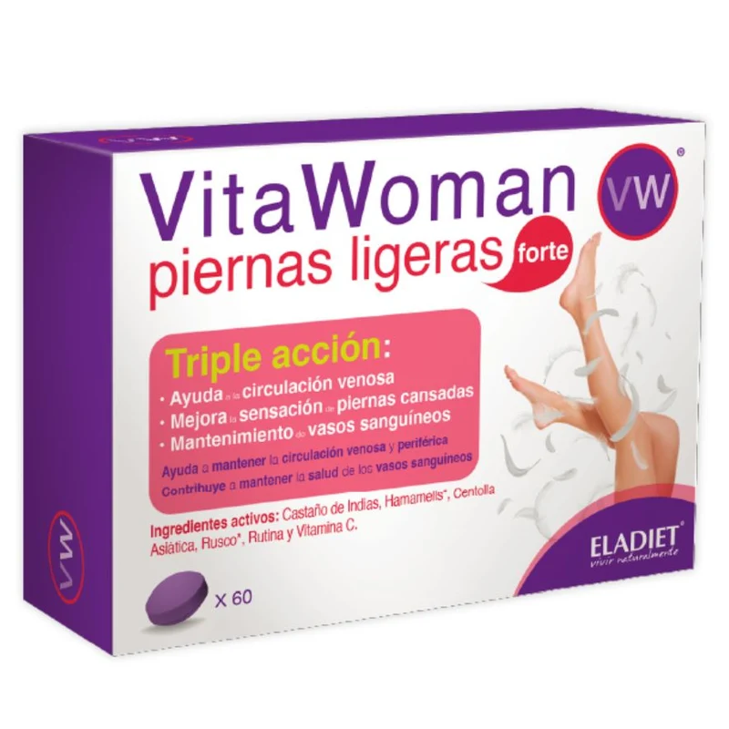 Vitawoman Piernas Ligeras Forte 60 comprimidos | Eladiet