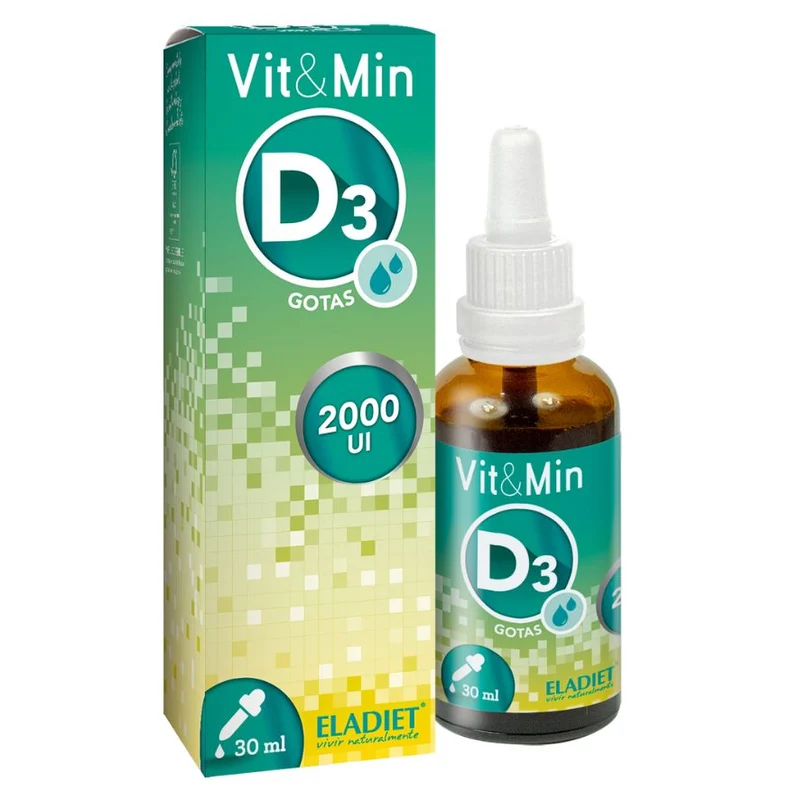 Vit&Min Vitamina D3 gotas 30 ml | Eladiet