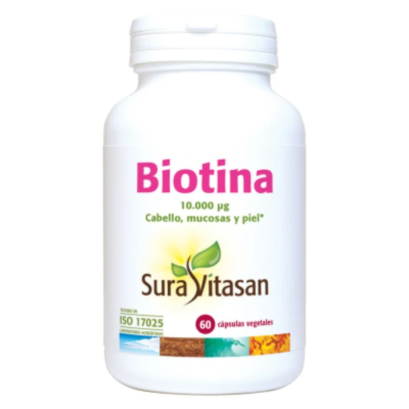 Biotina 60 cápsulas | Sura Vitasan