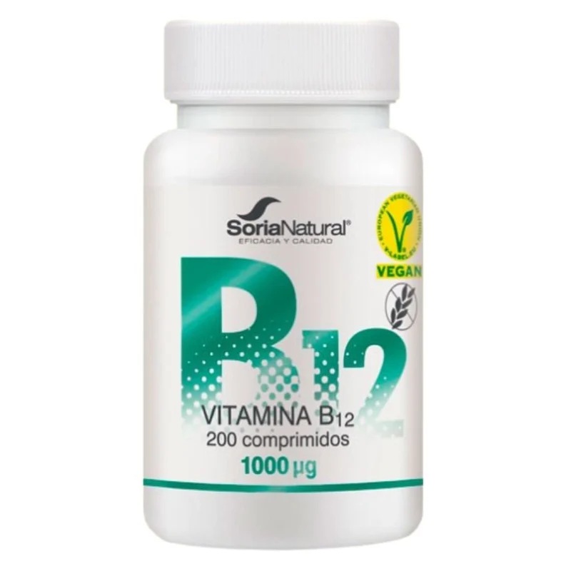 Vitamina B12 200 comprimidos | Soria Natural