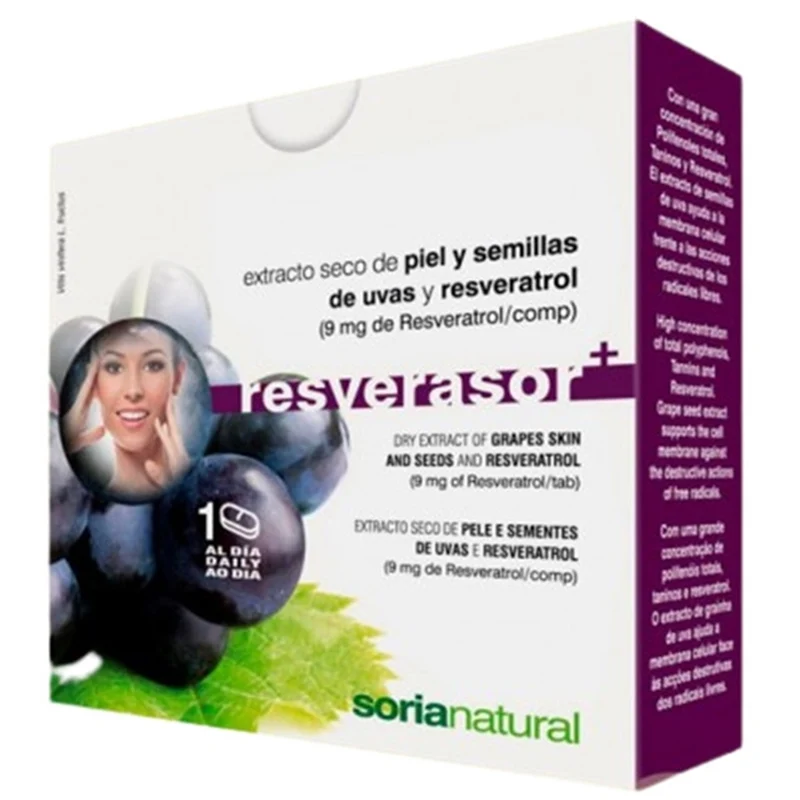 Resverasor Plus 28 Tabletas | Soria Natural