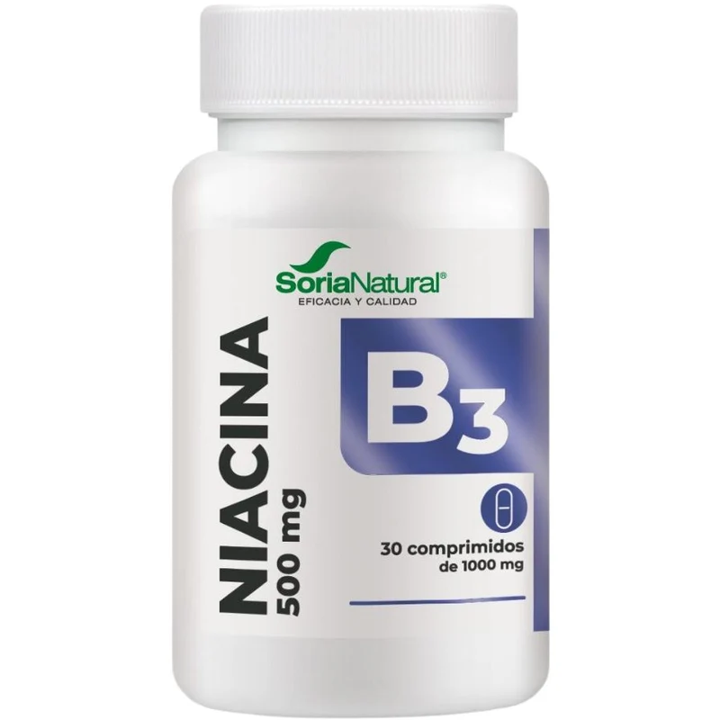 Vitamina B3 30 Comprimidos | Soria Natural