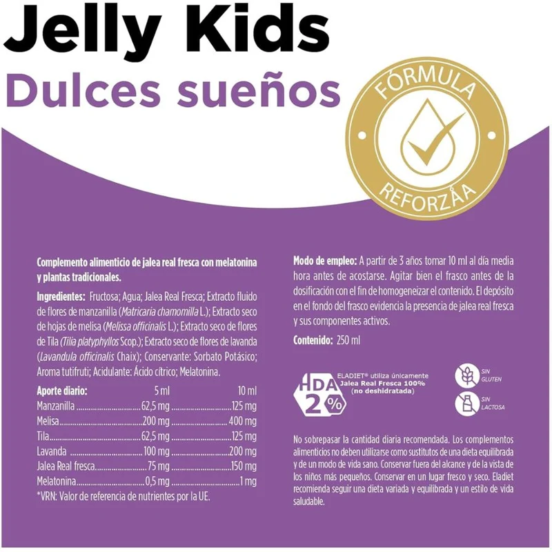 Jelly Kids Dulces Sueños Jarabe 250 ml | Eladiet