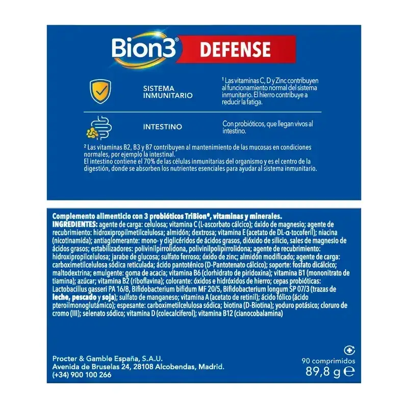 Bion3 Defense Multivitamin, 2X90 Tablets