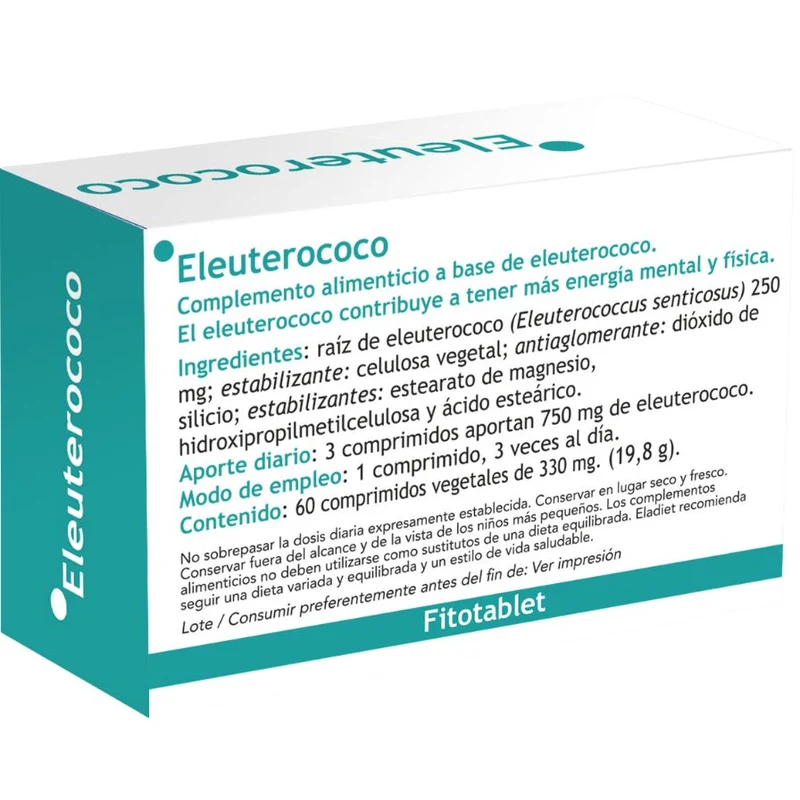 Eleuterococo Fitotablet 60 Comprimidos | Eladiet