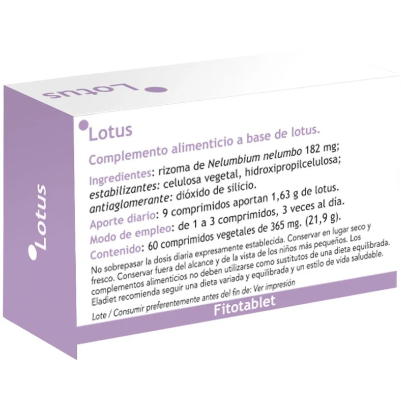 Lotus Fitotablet 60 Comprimidos | Eladiet