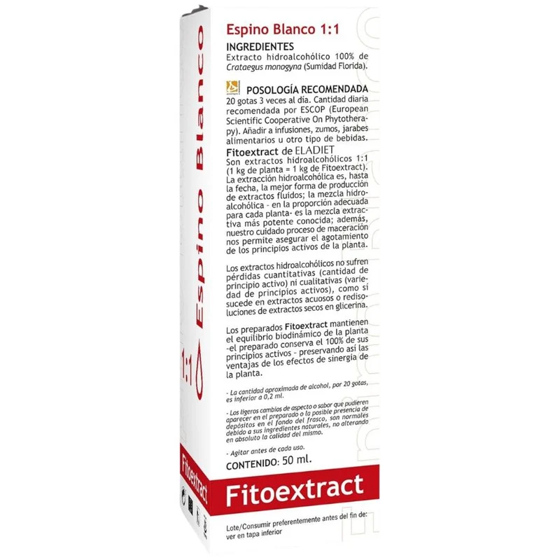 Espino Blanco Fitoextract 50 ml | Eladiet