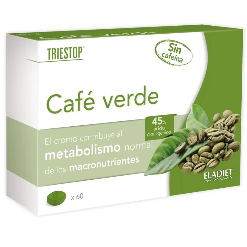 Triestop Cafe Verde 60 Comprimidos | Eladiet