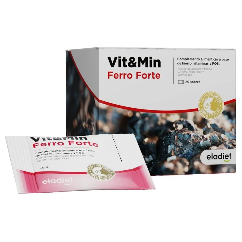 Vit&Min Ferro Forte 20 Sobres | Eladiet
