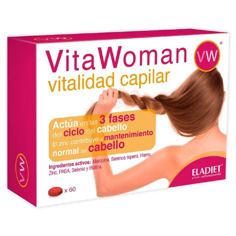 Vitawoman Vitalidad Capilar 60 Comprimidos | Eladiet